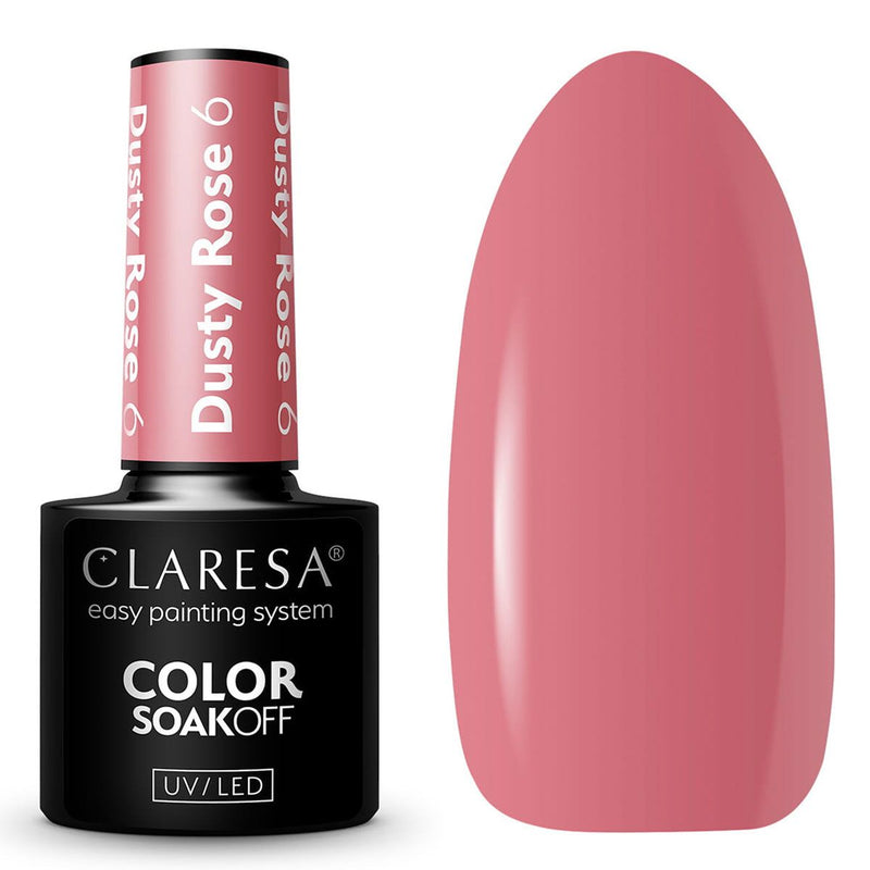 ClareSa Claresa UV LED Gellak 5ml Dusty Rose 6