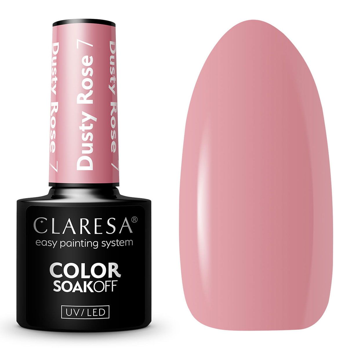 ClareSa Claresa UV LED Gellak 5ml Dusty Rose 7