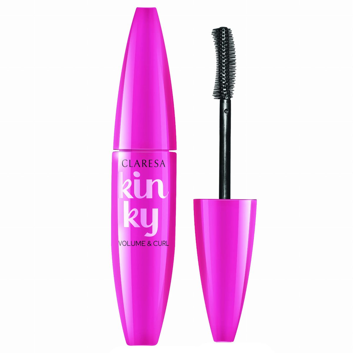 Claresa máscara de pestañas kinky negra 10ml