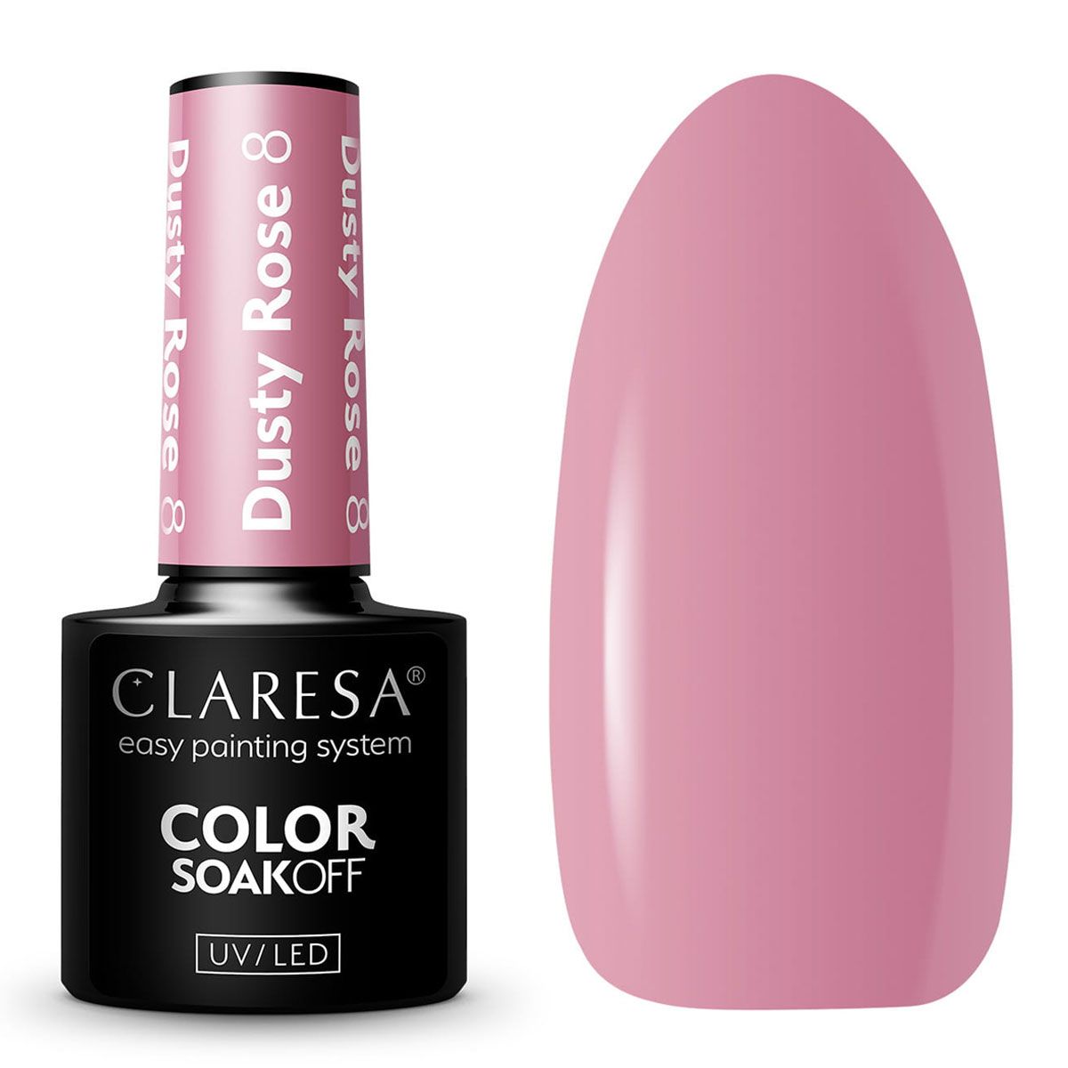 ClareSa Claresa UV LED Gellak 5ml Dusty Rose 8