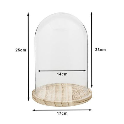 Clayre eef stolp 6gl2169 transparent 17x25 cm