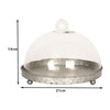 Clayre EEF Clayre EEF STOLP 6GL2491 Grigio trasparente 21x15 cm