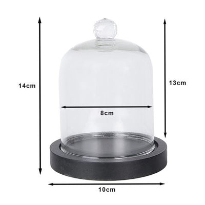 Clayre eef stolp 6gl4038 zwart 10x14 cm