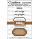 Crealies • combies stempelset baby 02: 2 teksten + 1 tag label