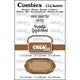 Crealies • combies stempelset jarig 01: 2 teksten + 1 tag label