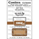 Crealies • combies stempelset jarig 04: 2 teksten + 1 tag label