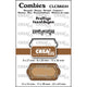Crealies • combies stempelset kerst 01: 2 teksten + 1 tag label