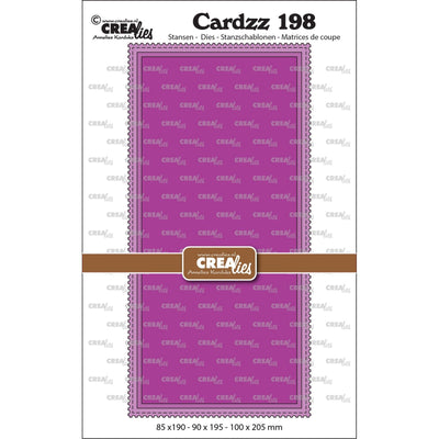 Crealies • troqueles de corte cardzz slimline m con borde estampado