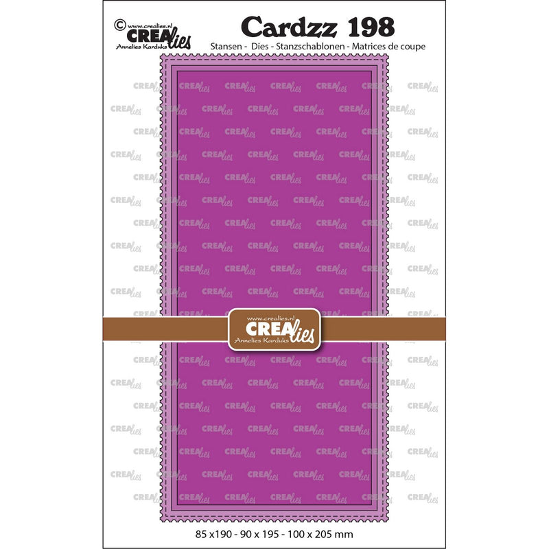 Crealies • troqueles de corte cardzz slimline m con borde estampado