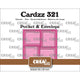 Crealies • cardzz pocket envelope met 4 rechthoekige flapjes 6 x 6 cm