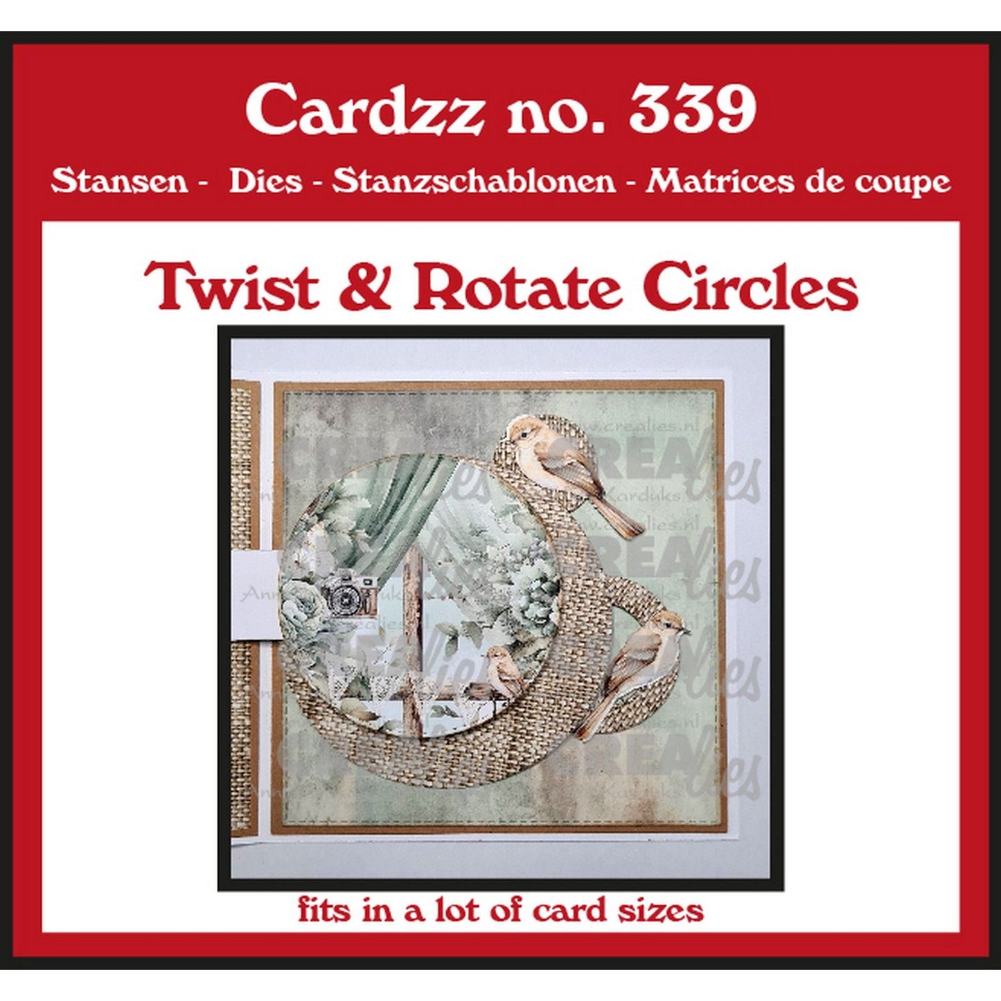 Crealies • cardzz troquel de corte girar girar círculos