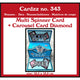 Crealies • snijmal multi draaikaart + carrouselkaart wyber