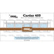 Crealies • cardzz postzegelstrip xl 5x horizontale rechthoeken