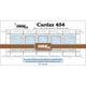 Crealies • cardzz postzegelstrip xl 5x verticale rechthoeken