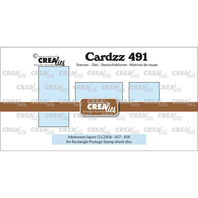 Crealies • troquel cardzz 3x capa intermedia para clcz456, clcz457 clcz458