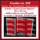Crealies • cardzz (double) z-fold easel card 10 x 10cm
