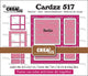 Crealies • cornice cardzz intarsi sofie
