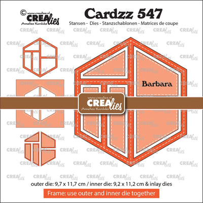 Crealies • cardzz marco incrustaciones barbara