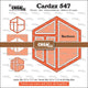 Crealies • cornice cardzz intarsi barbara