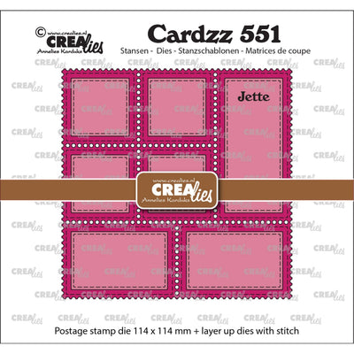 Crealies • plantilla de corte cardzz sello marco jette