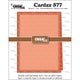 Crealies • cardzz biglietto doppio 10,5 x 14,5 cm (piega in alto)