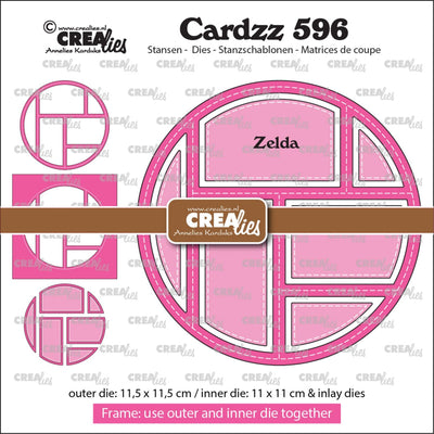 Crealies • marco cardzz con incrustaciones de zelda (6 paneles)