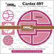 Crealies • cornice cardzz intarsi divina