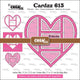 Crealies • cardzz frame inlay felicity