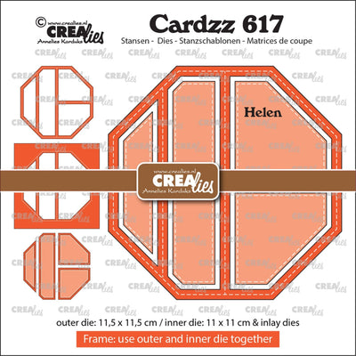 Crealies • curación con incrustaciones de marco cardzz