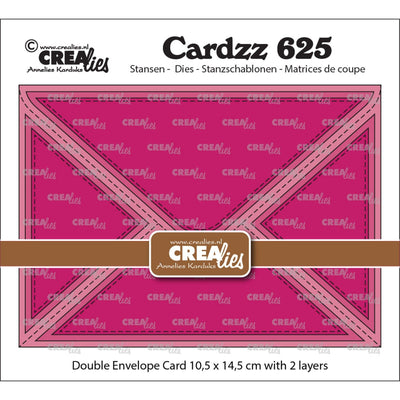 Crealies • cardzz tarjeta doble sobre rectangular