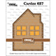 Crealies • cardzz casa doppia con finestre