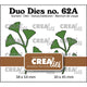 Crealies • duo dies blaadjes 14 spiegelbeeld