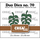 Crealies • duo troqueles hojas botánicas