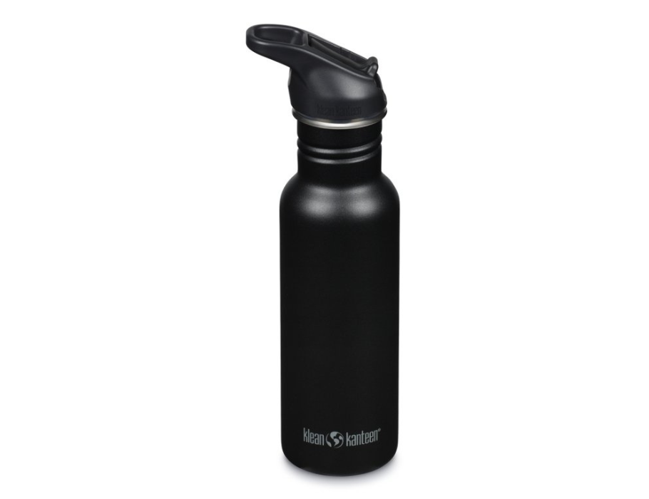 KLEAN KANTEEN BEAKING BOTCHE - Classico Stretto - Capo sportivo con Flip - Nero - 532 ml
