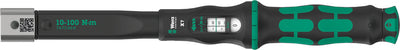 Wera click-torque x 7 draaimomentsleutel voor insteekgereedschappen (zwart groen, 10-100 nm)