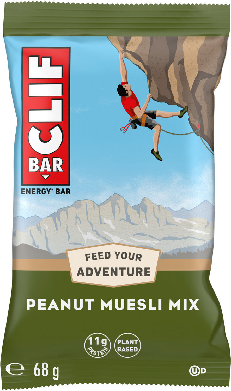 Barrita energética Clif bar 68g | chocolate blanco nuez de macadamia mhd 04 26