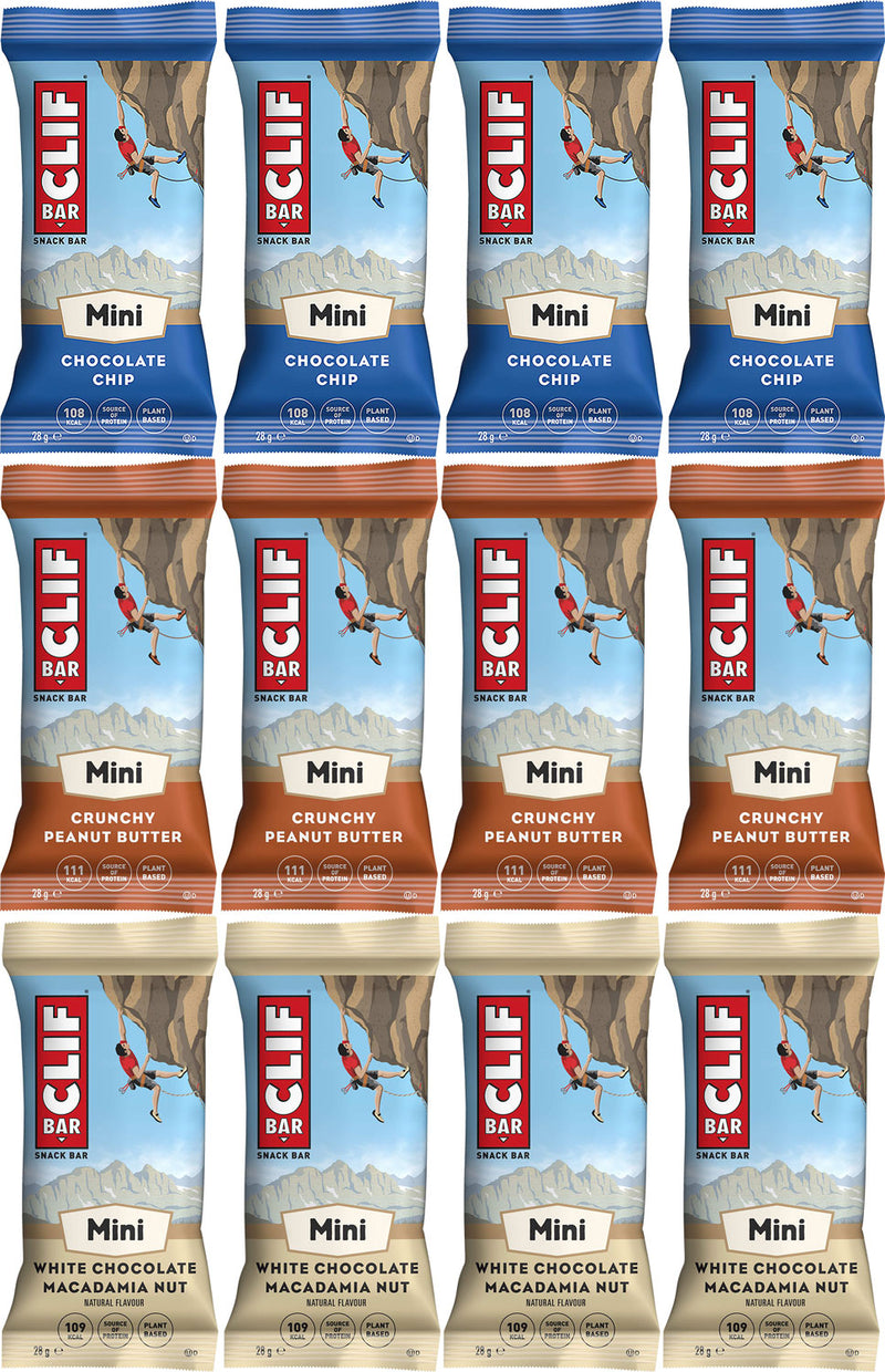 Clif bar energy bar mini mixed 12x28g box mhd 02 26