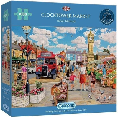 Gibsons Gibsons puzzle clocktower Market 1000 pezzi
