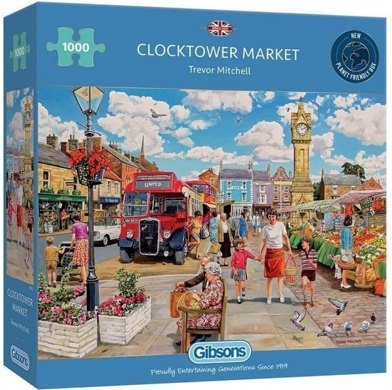 Gibsons Gibsons Puzzle Clocktower Market 1000 piezas