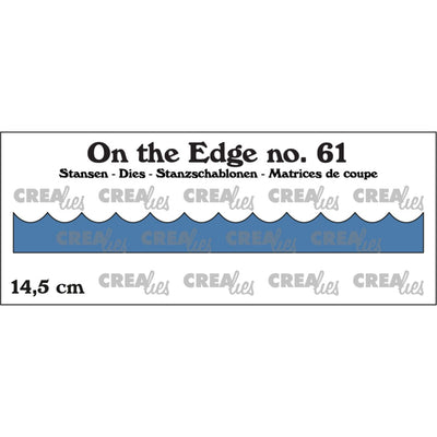 Crealies • sul bordo fustellatura onde smerlate