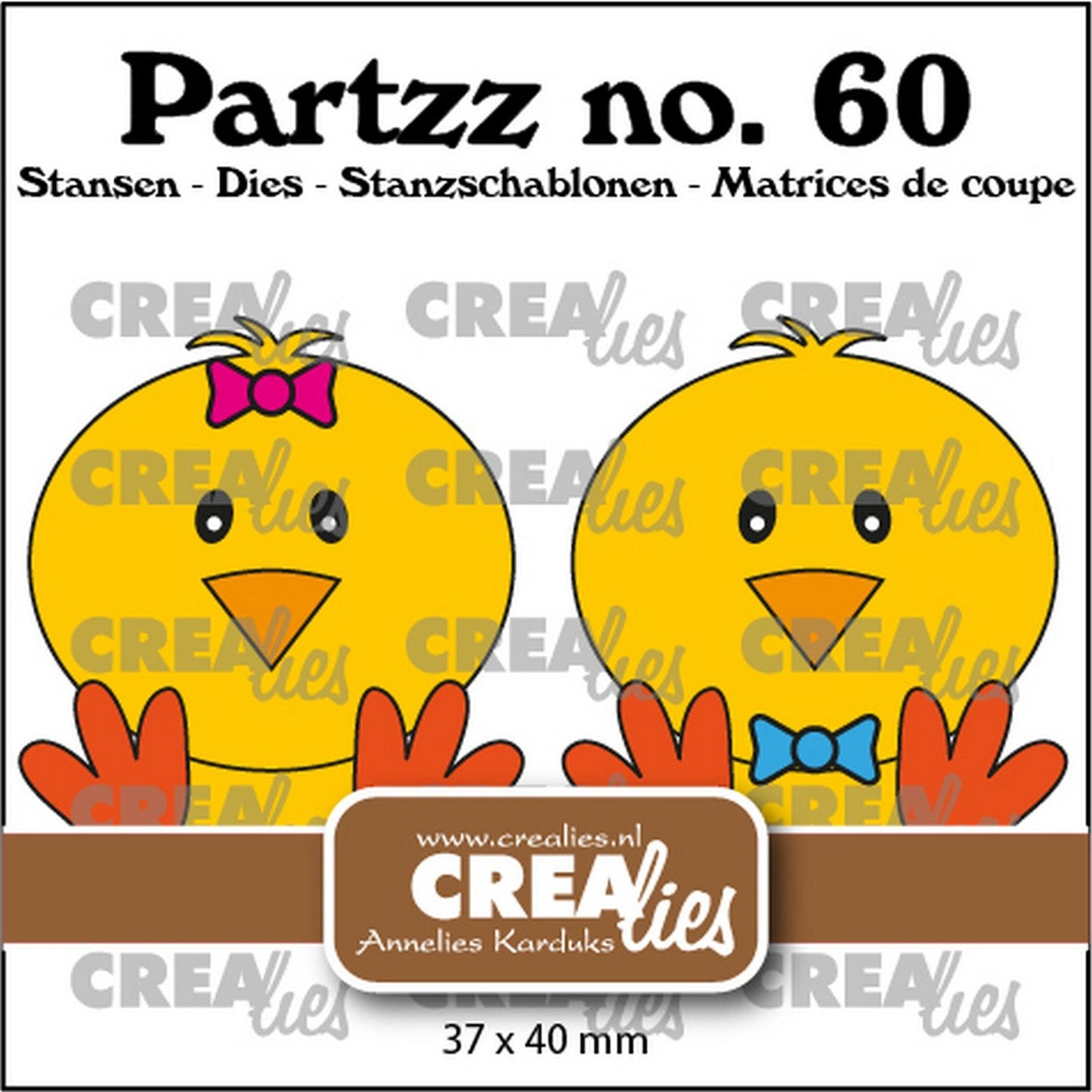 Crealies • partzz stampo da taglio pulcino