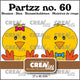 Crealies • partzz snijmal kuiken