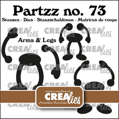 Crealies • partzz braccia e gambe per frutta (3 misure)