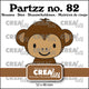 Crealies • scimmia partzz