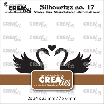 Crealies • fustelle silhouettezz cigni