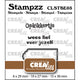 Crealies • stampzz stempelset beterschap 03: 2 teksten + 1 tag label