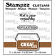Crealies • stampzz stempelset jarig 03: 2 teksten + 1 tag label