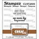 Crealies • stampzz stempelset jarig 04: 2 teksten + 1 tag label
