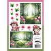 Crealies • cutting sheets papierblok lente a 8 vellen