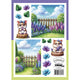 Crealies • cutting sheets papierblok lente b 8 vellen